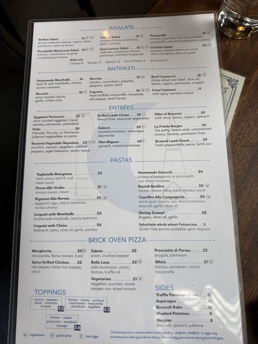 Menu Bella Luna Restaurant-1