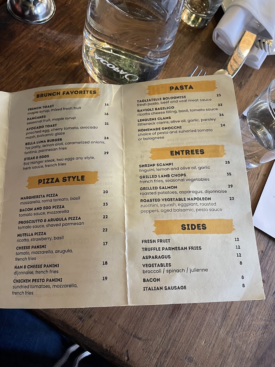 Menu Bella Luna Restaurant-2