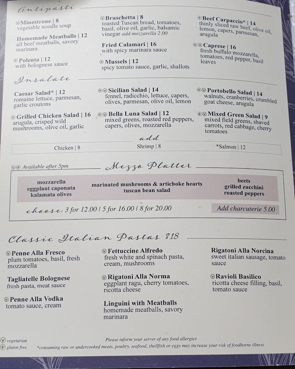 Menu Bella Luna Restaurant-4