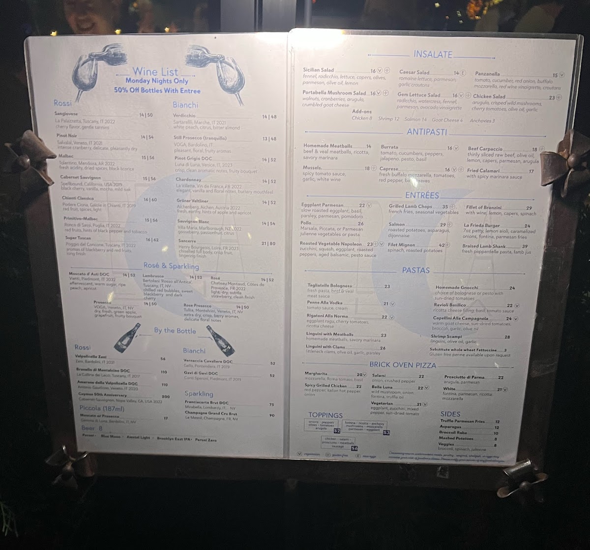 Menu Bella Luna Restaurant-5